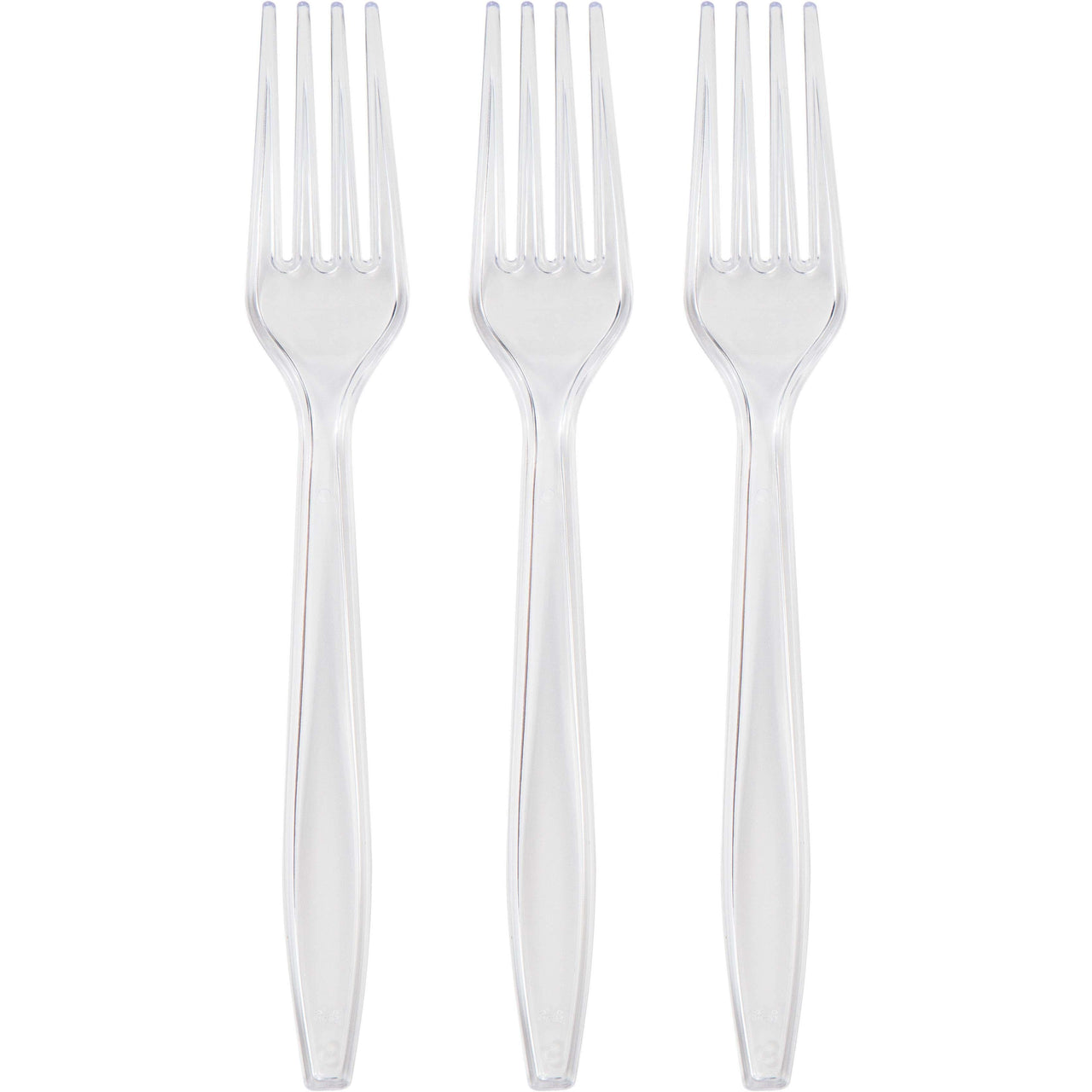 288ct Bulk Clear Forks Only