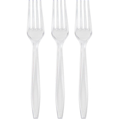288 pc Bulk Clear Forks Only