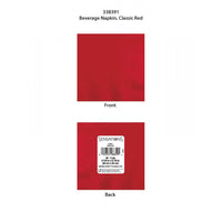 Classic Red 40Ct 2Ply Beverage Napkin (40/Pkg) by Creative Converting