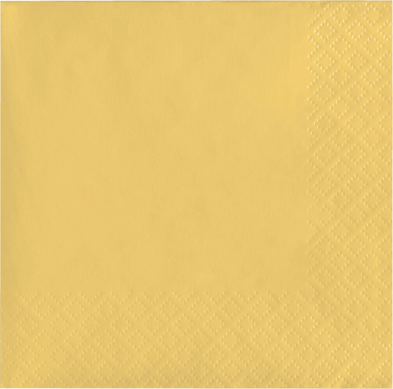 480 pc Bulk Soft Yellow 2Ply Beverage Napkin