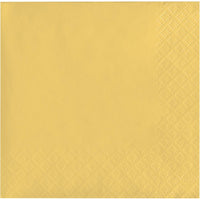480 pc Bulk Soft Yellow 2Ply Beverage Napkin