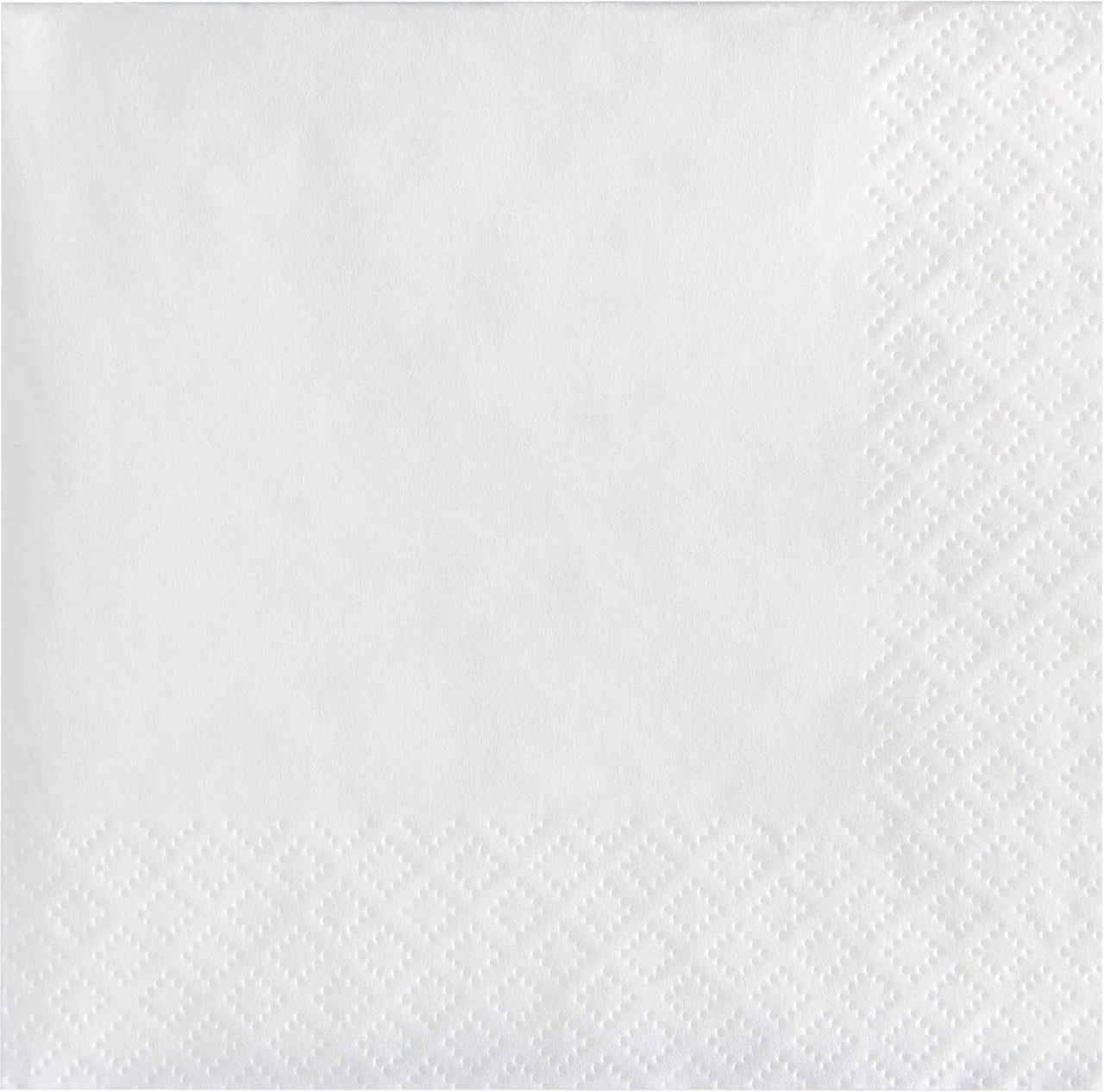480 pc Bulk White 2Ply Beverage Napkin