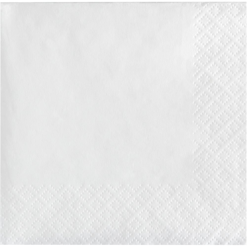 480 pc Bulk White 2Ply Beverage Napkin