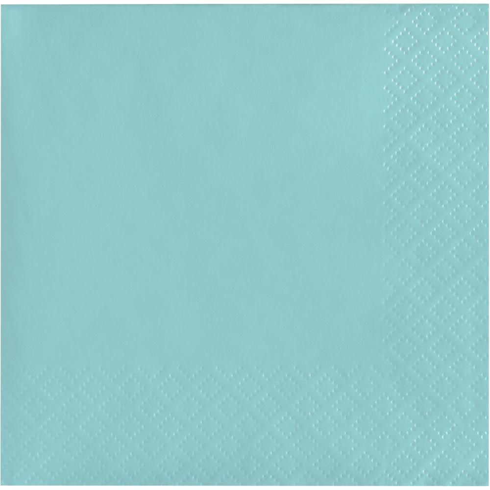 480 pc Bulk Spa Blue 2Ply Beverage Napkin