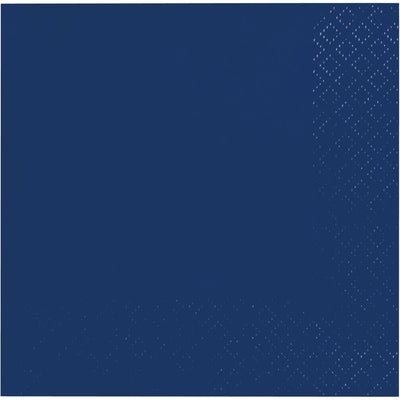 480 pc Bulk Navy 2Ply Beverage Napkin