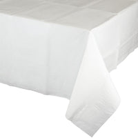 6 pc Bulk White Tablecover, 54X108