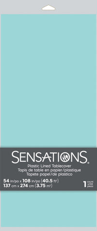 6ct Bulk Spa Blue Tablecover, 54X108