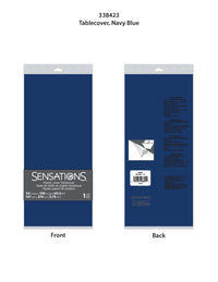 6ct Bulk Navy Tablecover, 54X108
