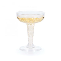 Clear Plastic Champagne Coupe, 4 Oz, 6 ct Party Decoration