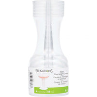 Clear Plastic Champagne Coupe, 4 Oz, 6 ct Party Decoration