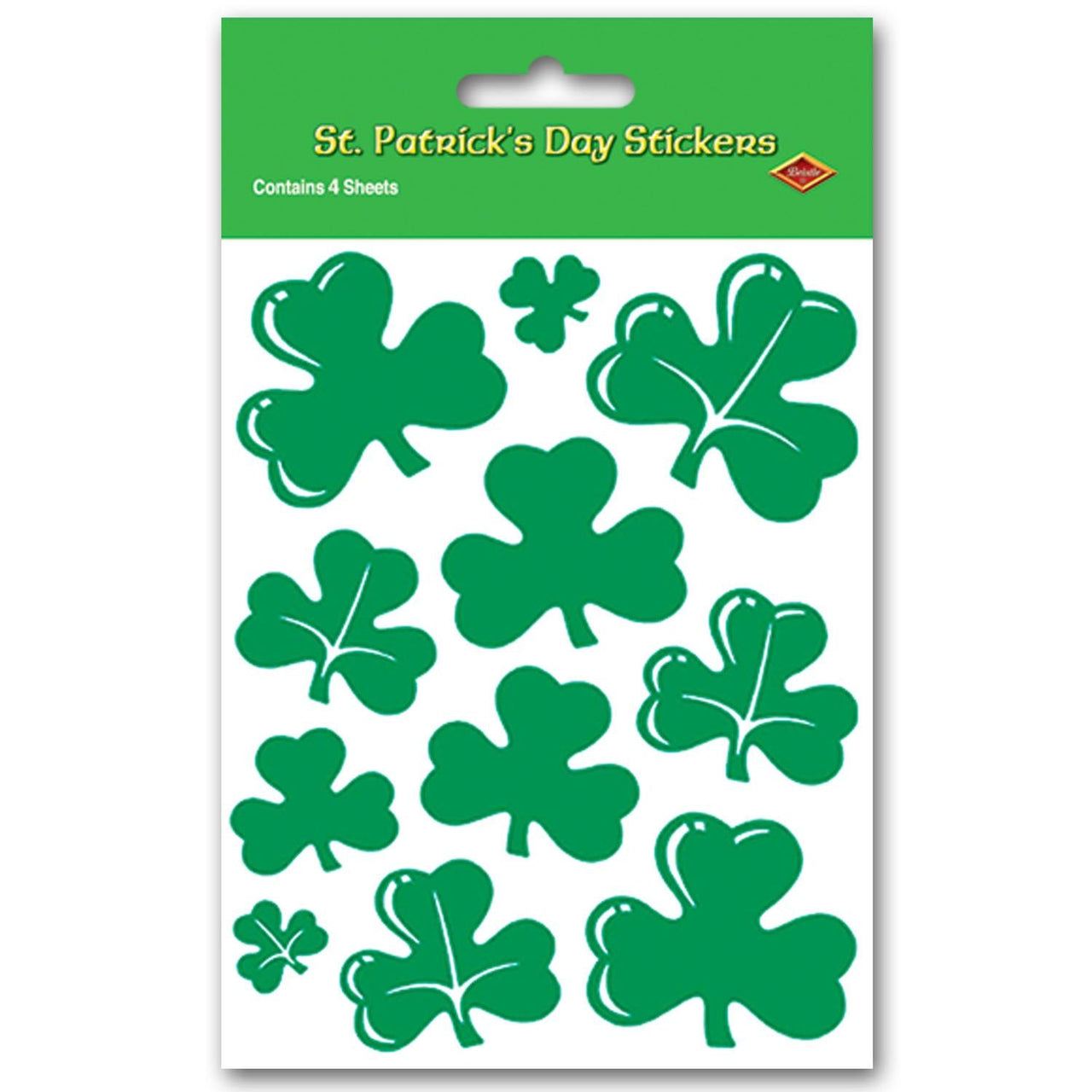 St. Patrick's Day Shamrock Stickers - Bulk/48 Sticker Sheets