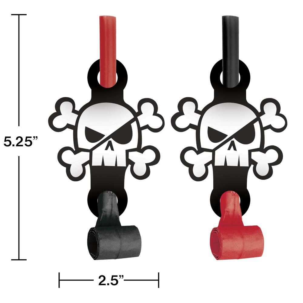 48ct Bulk Treasure Island Pirate Party Blowers