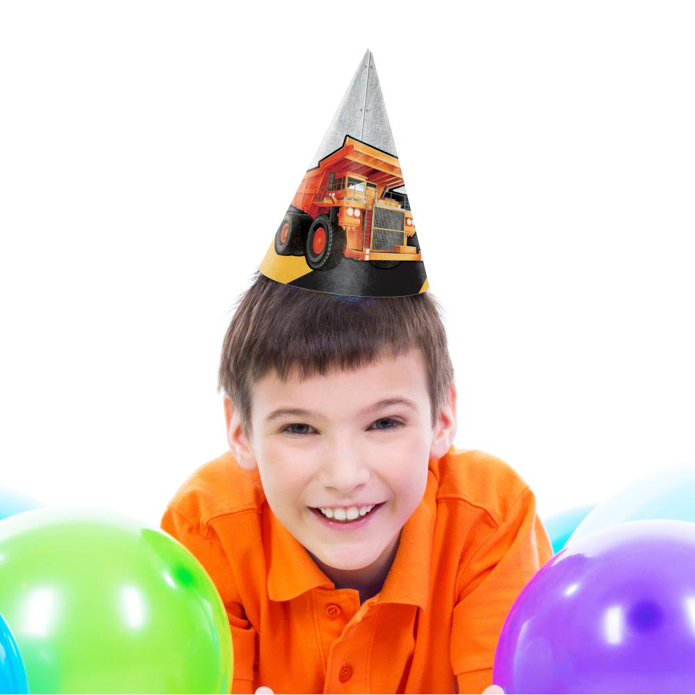 48ct Bulk Big Dig Construction Party Hats