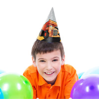 Big Dig Construction Party Hats, 8 ct Party Decoration