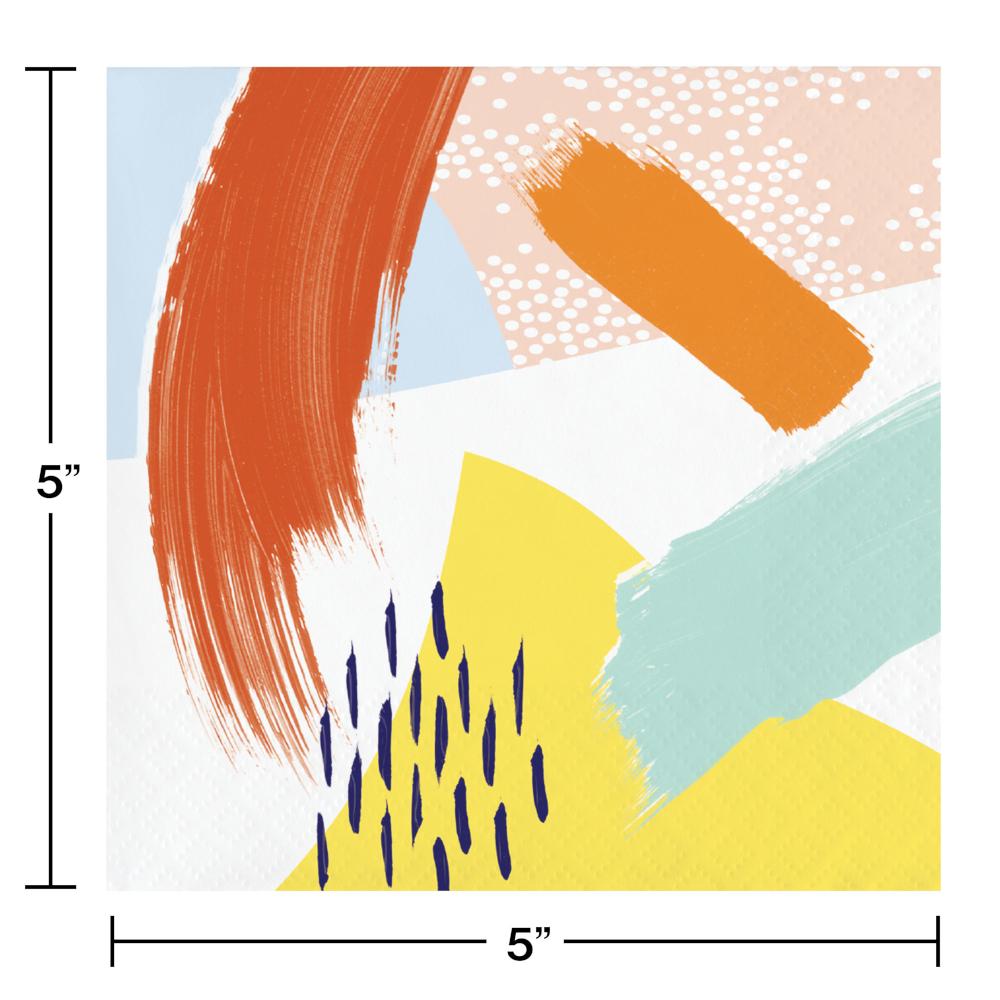 288 pc Bulk Save on Art Class 3 Ply Beverage Napkins