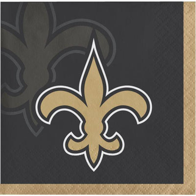 New Orleans Saints Beverage Napkins (16/Pkg)