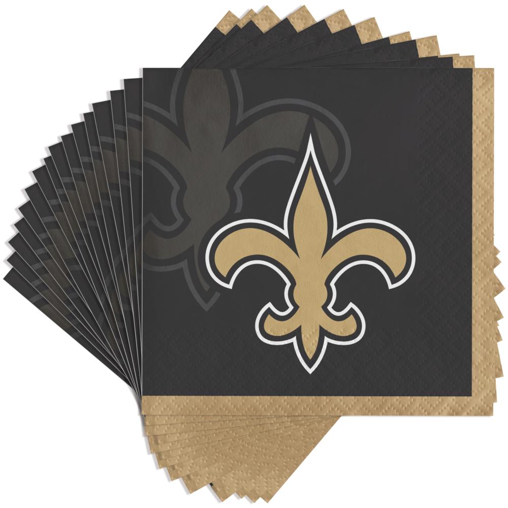 New Orleans Saints Beverage Napkins (16/Pkg)