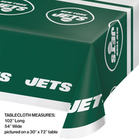 New York Jets Plastic Tablecover, 54