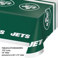 New York Jets Plastic Tablecover, 54