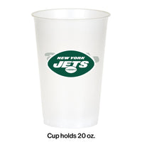 96ct Bulk New York Jets 20 oz Plastic Cups