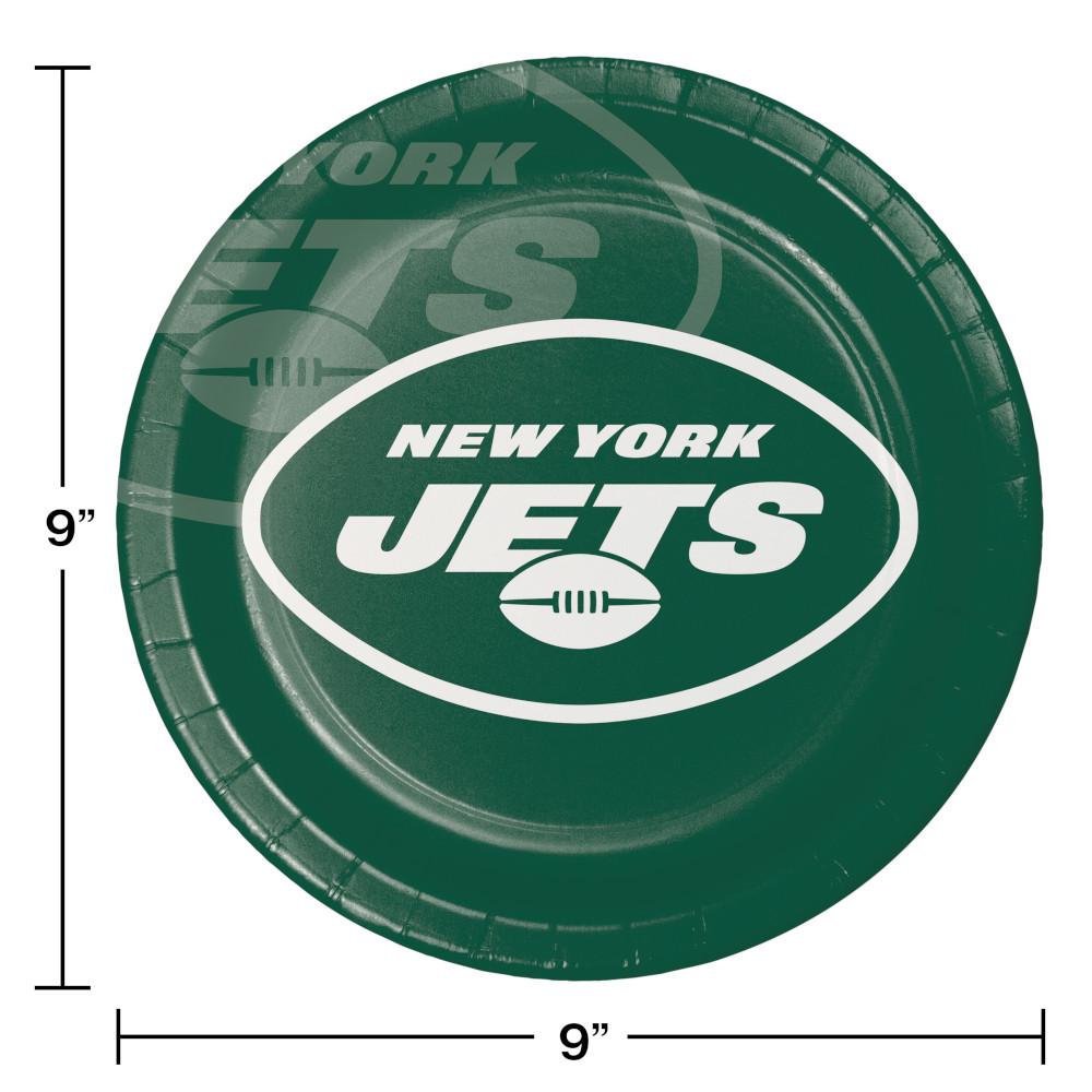 New York Jets Dinner Plate (8/Pkg)