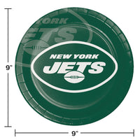 New York Jets Dinner Plate (8/Pkg)