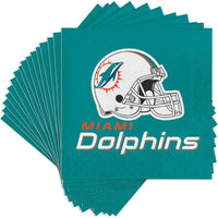 192/Case Bulk Miami Dolphins Luncheon Napkins