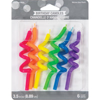 72ct Bulk Neon Crazy Curl Candles