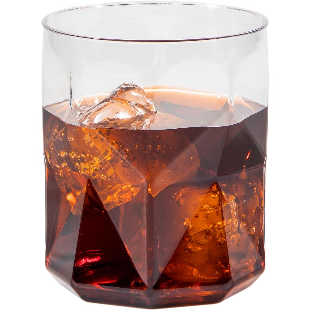 24ct Bulk Plastic Fractal Old Fashioned Tumblers