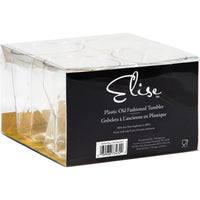 24ct Bulk Plastic Fractal Old Fashioned Tumblers