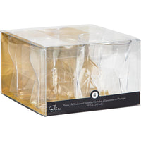 24ct Bulk Plastic Fractal Old Fashioned Tumblers