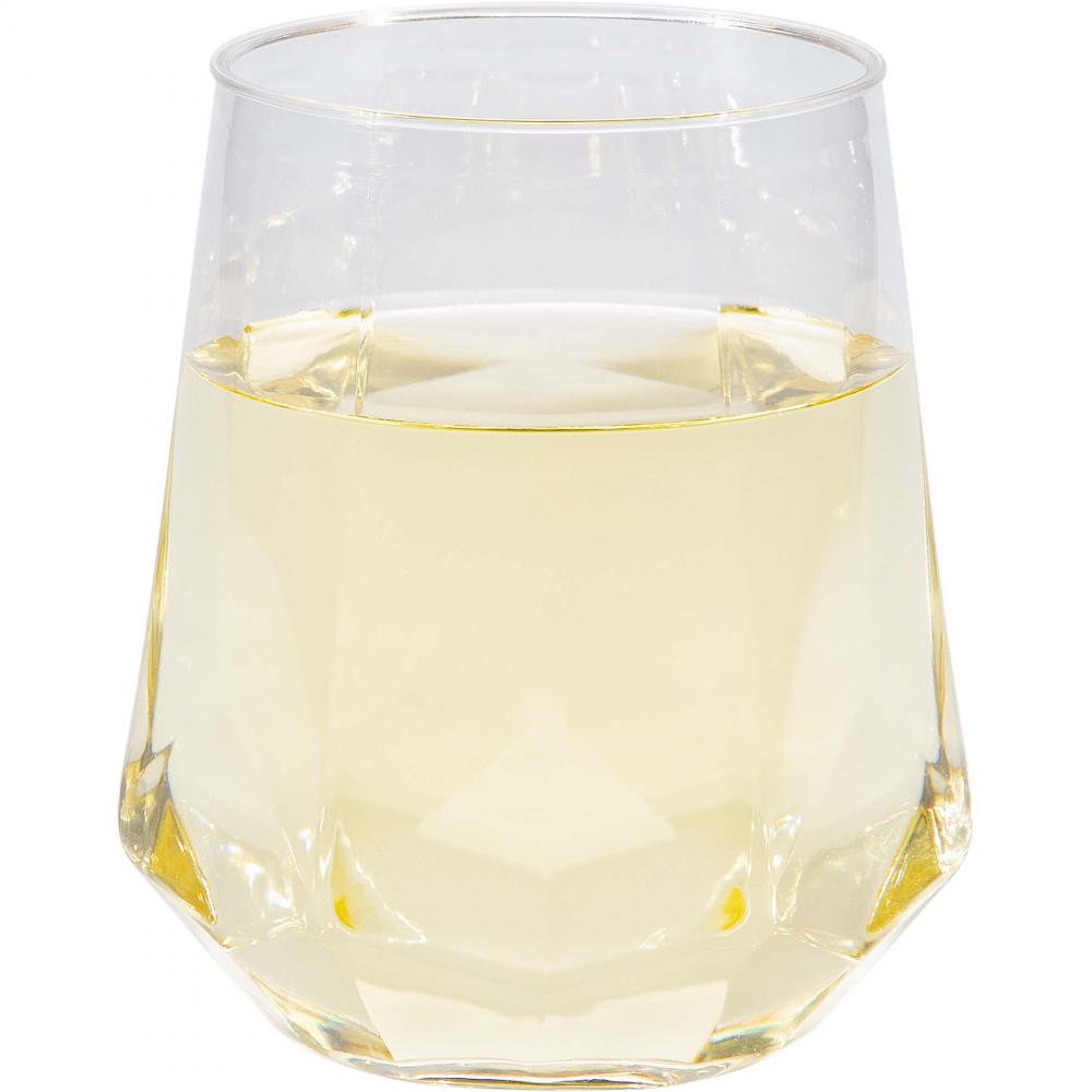 24ct Bulk Plastic Fractal Stemless Wine Tumblers