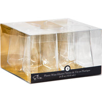 24ct Bulk Plastic Fractal Stemless Wine Tumblers