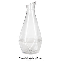 6ct Bulk Plastic Fractal Carafes