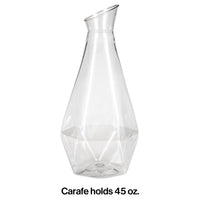 6ct Bulk Plastic Fractal Carafes