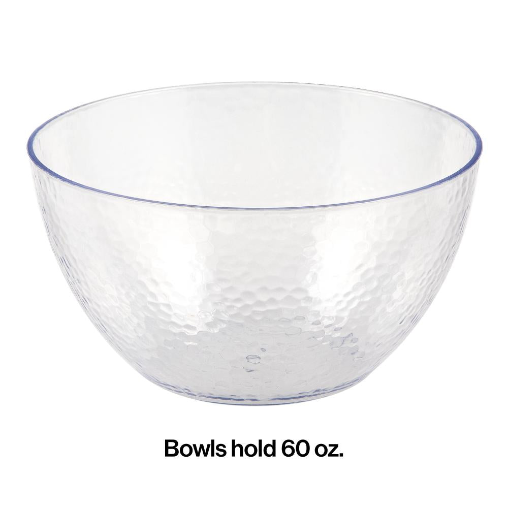 60 Oz. Clear Pebble Bowl