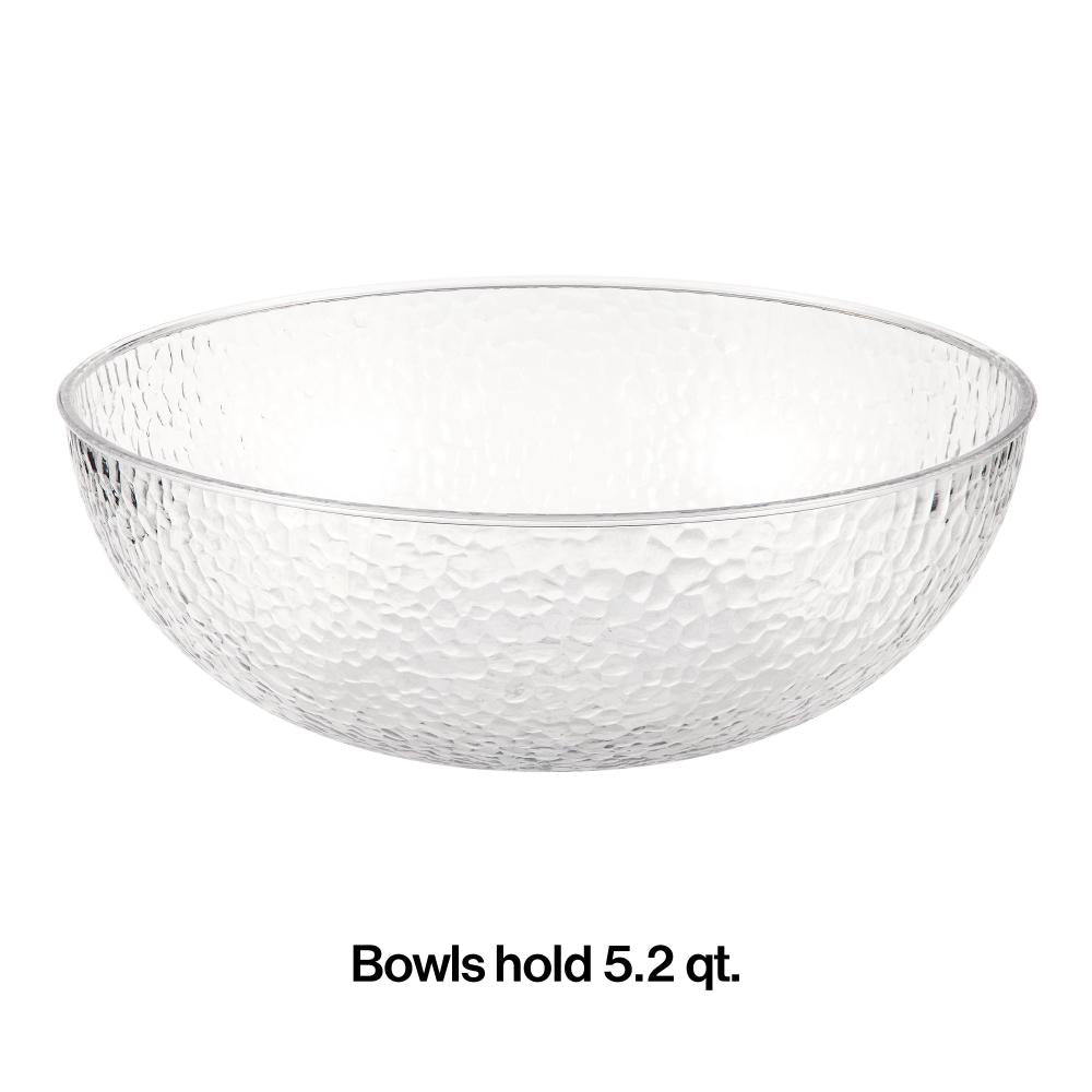 5.2 Qt Clear Pebble Bowl