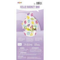 Easter Eggs Cello Basket Bag (1/Pkg) by Creative Converting