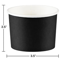 96ct Bulk Black Treat Cups