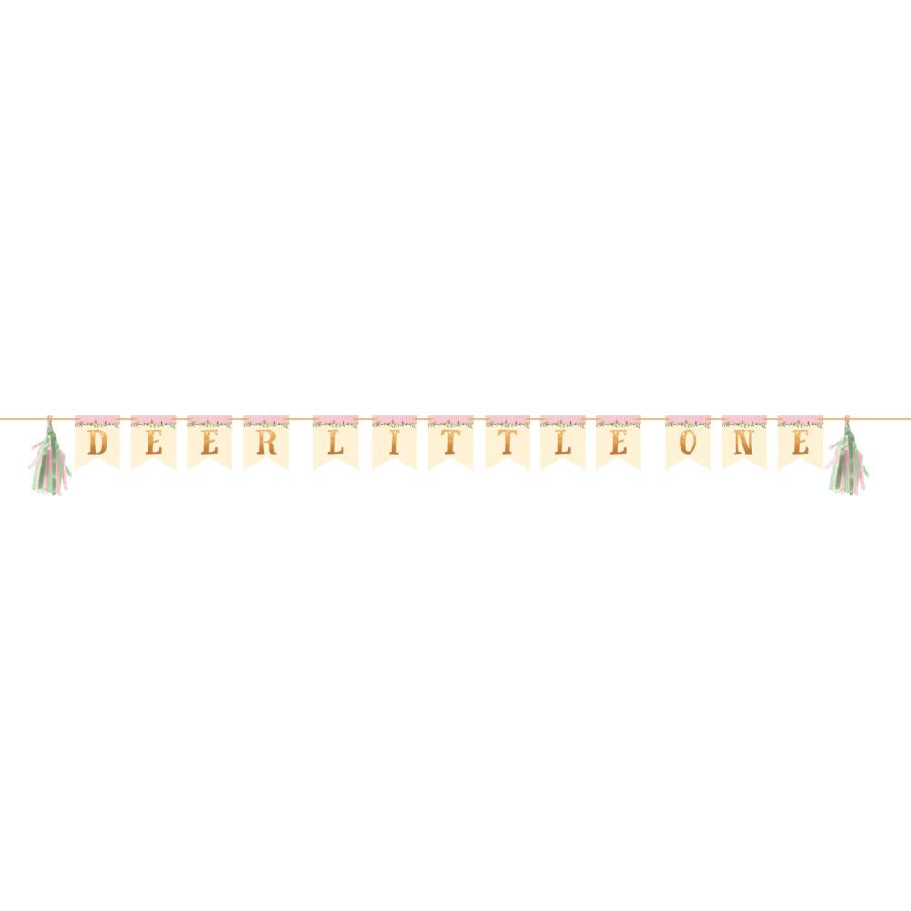 12 pc Bulk Little Deer First Birthday Banners