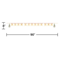 12ct Bulk Little Deer First Birthday Banners