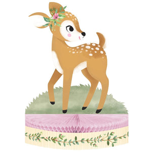 Deer Little One 46 Piece Birthday Party Kit for 8