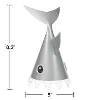 Shark Party Hats, 8 ct Party Supplies by Creative Converting