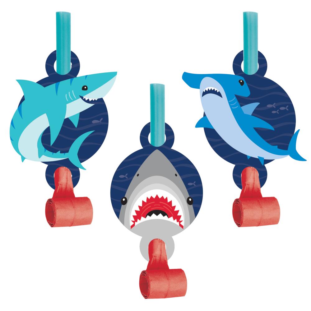 48 pc Bulk Shark Party Blowers