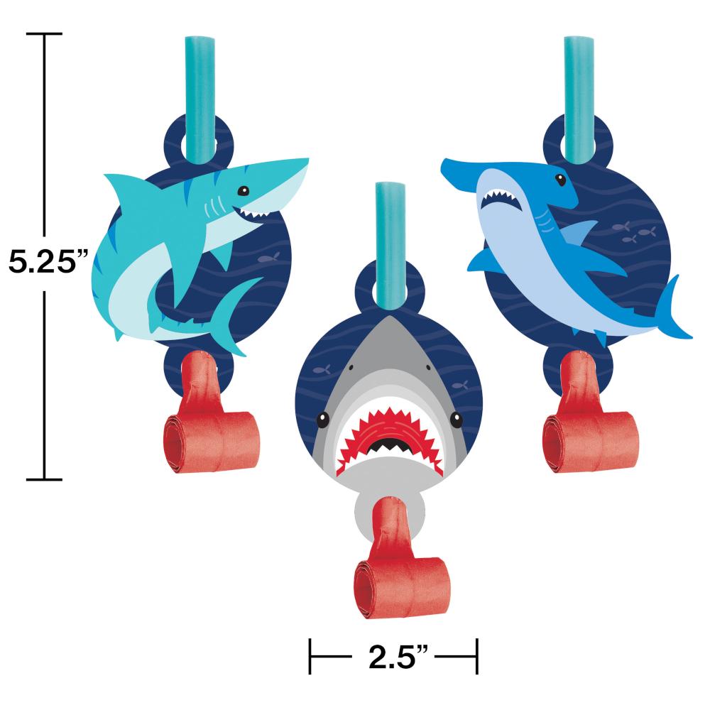 48ct Bulk Shark Party Blowers