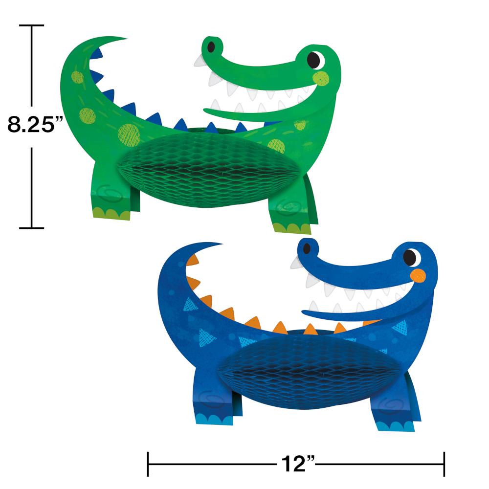 12ct Bulk Alligator Birthday Party Centerpieces