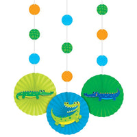 36 pc Bulk Alligator Birthday Party Hanging Decorations