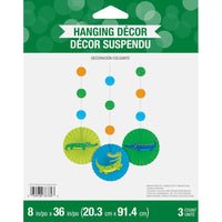 36 pc Bulk Alligator Birthday Party Hanging Decorations