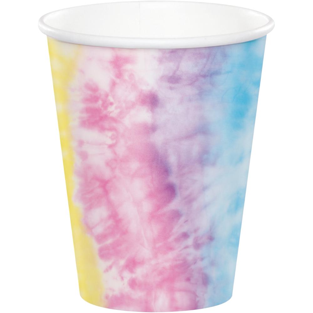 96 pc Bulk Tie Dye Party Paper Cups
