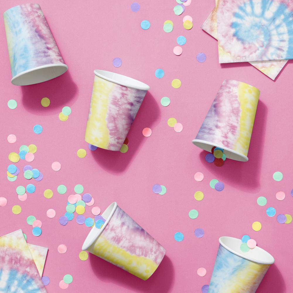 Tie Dye Party Hot/Cold Cup 9Oz. (8/Pkg) by Creative Converting